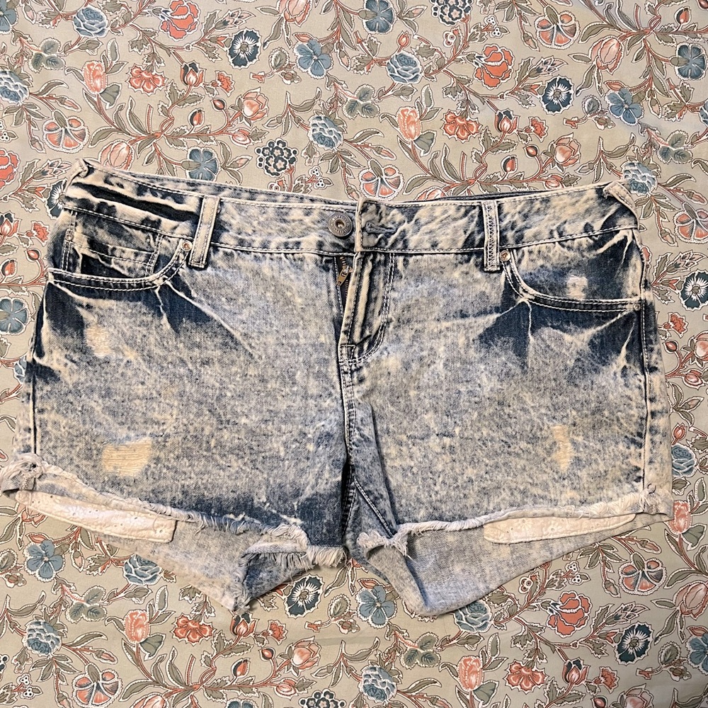 Acid Wash Cut Off Shorts